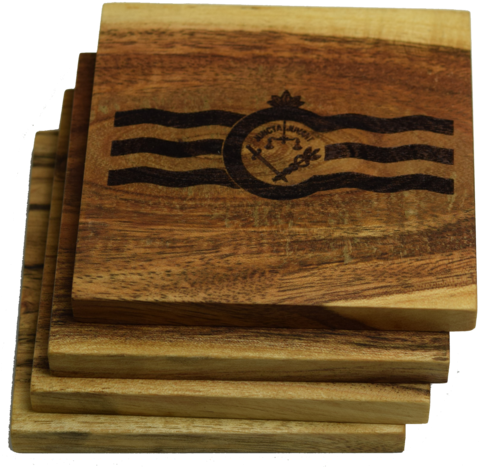 Cincinnati Ohio Flag Coasters - Prestige Decanters Cincinnati Ohio Flag Coasters (480x480), Png Download
