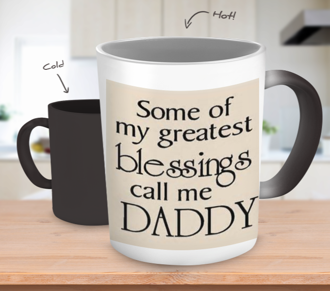 Coffee Mugs, Blessings, Silhouettes, Silhouette, Coffee - Suprise Mug- Ah! The Element Of Suprise - Color Changing (680x600), Png Download