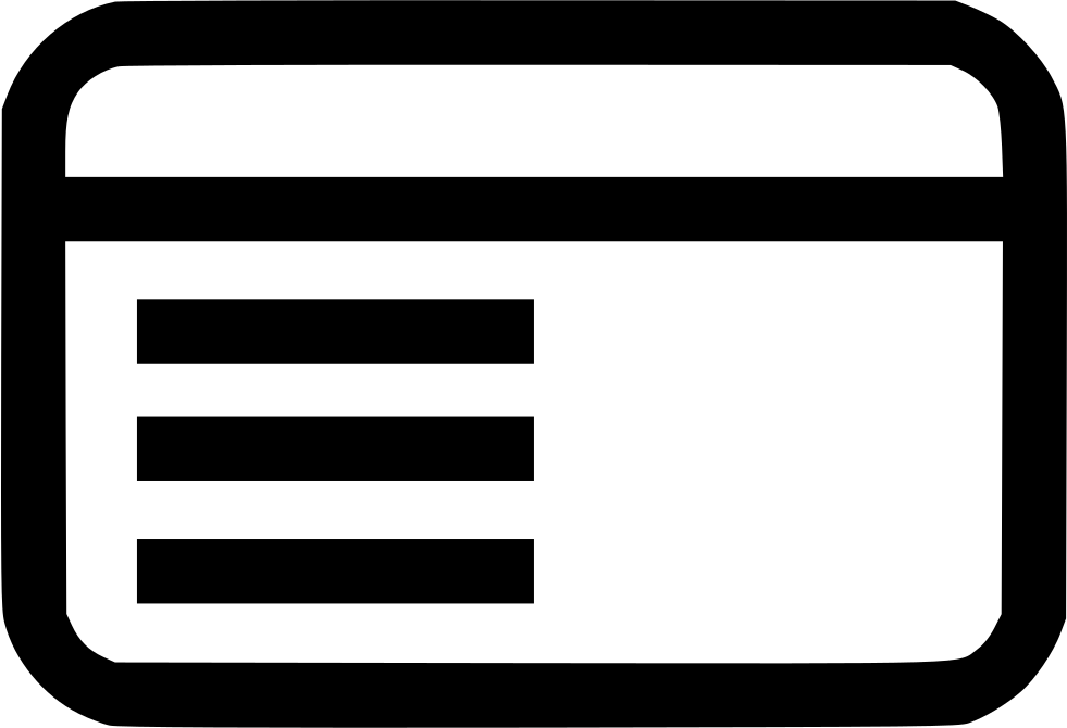 Credit Card Back (981x670), Png Download