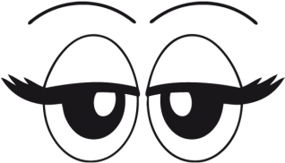 Dibujo Ojos Png - Eyes Template (430x323), Png Download