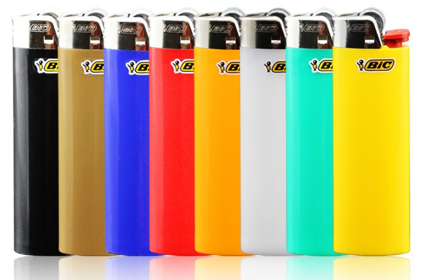 Bic Lighters - Bic Lighter Full Size, 6 Piece (850x850), Png Download