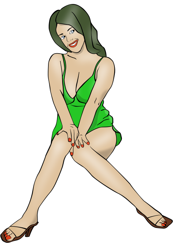 Sexy Woman Clipart (800x800), Png Download