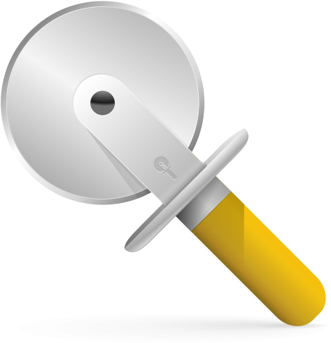 Pizza Cutter Icon Clipart Png For Web (600x600), Png Download