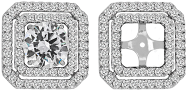 Garnet Earring Jackets (600x600), Png Download