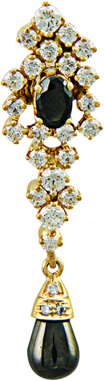Night Sky Diamond Earrings - Png Earring Designs With Price (800x800), Png Download