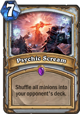 Hearthstone Psychic Scream - Psychic Scream 5e (300x429), Png Download
