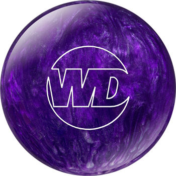 White Dot - Purple/silver - Ten-pin Bowling (350x350), Png Download