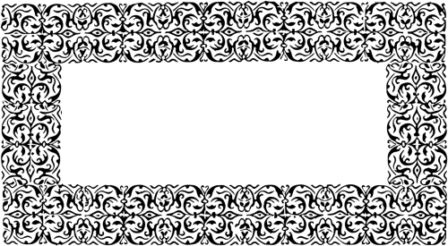 Frame,vintage Elements, - Decorative Vintage Border Png (500x275), Png Download