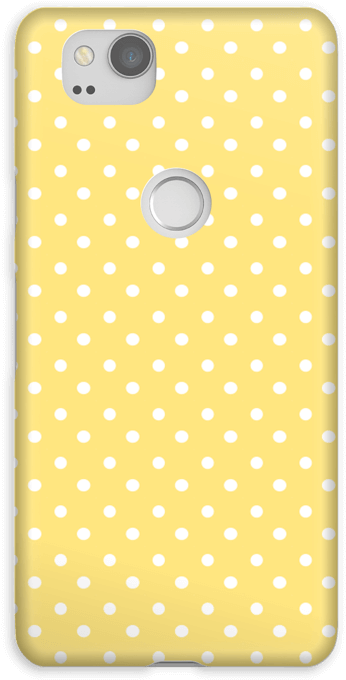 Yellow And White Dots Case Pixel - Smartphone (484x800), Png Download