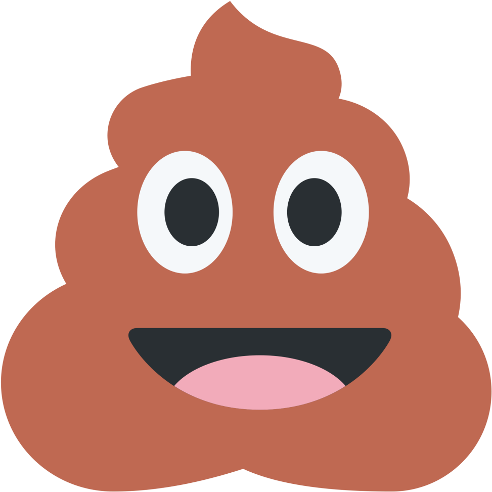 Poop Emoji “ - Poop Emoji (1024x1024), Png Download