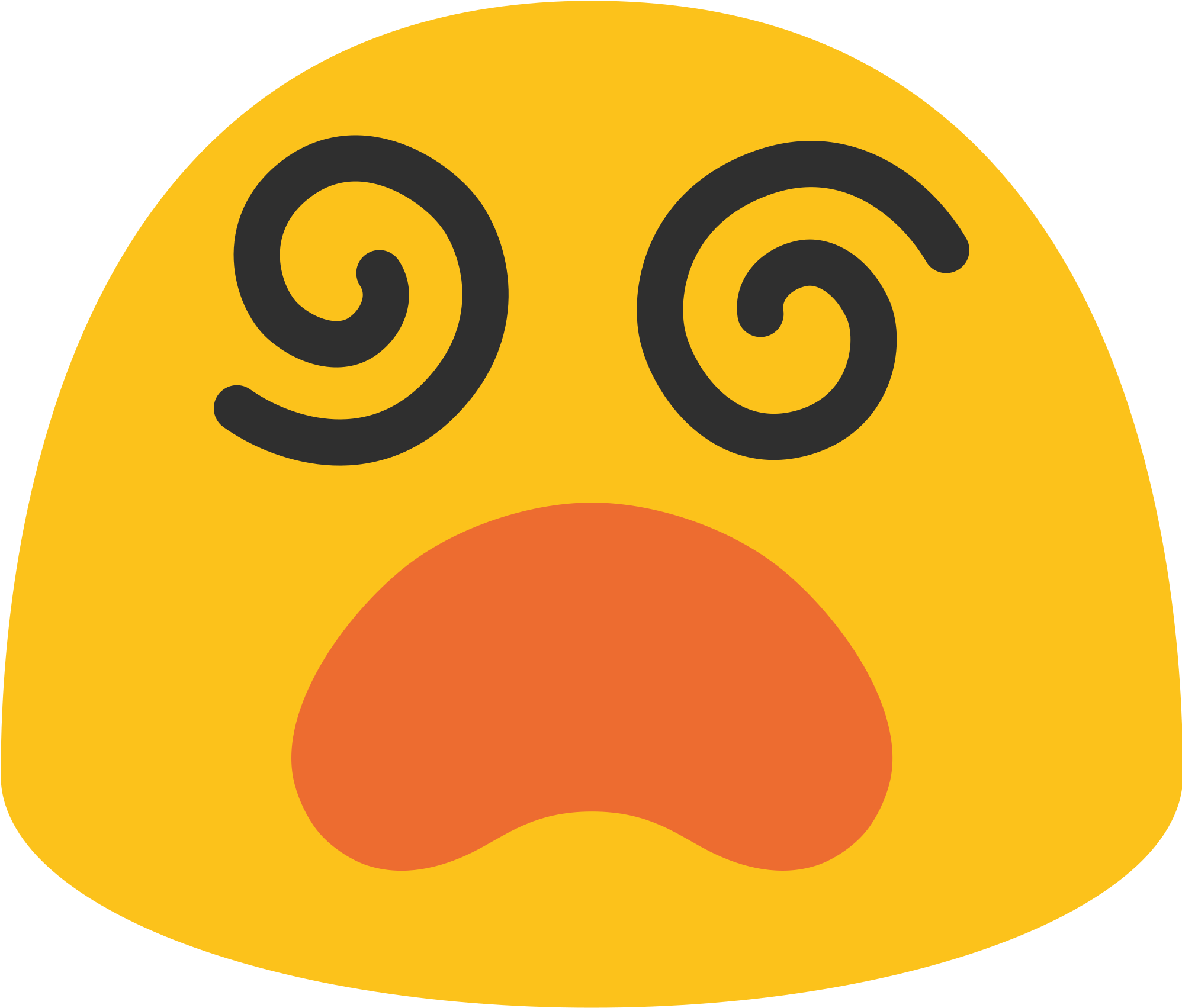 Have You Ever Used This Emoticon To Show Astonished - Android Dizzy Emoji (2000x2000), Png Download