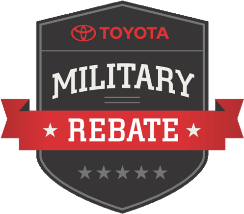 Toyota Military Rebate 2018 (522x468), Png Download
