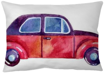 Watercolor Car, Hand Painted Illustration - Illustration (400x400), Png Download