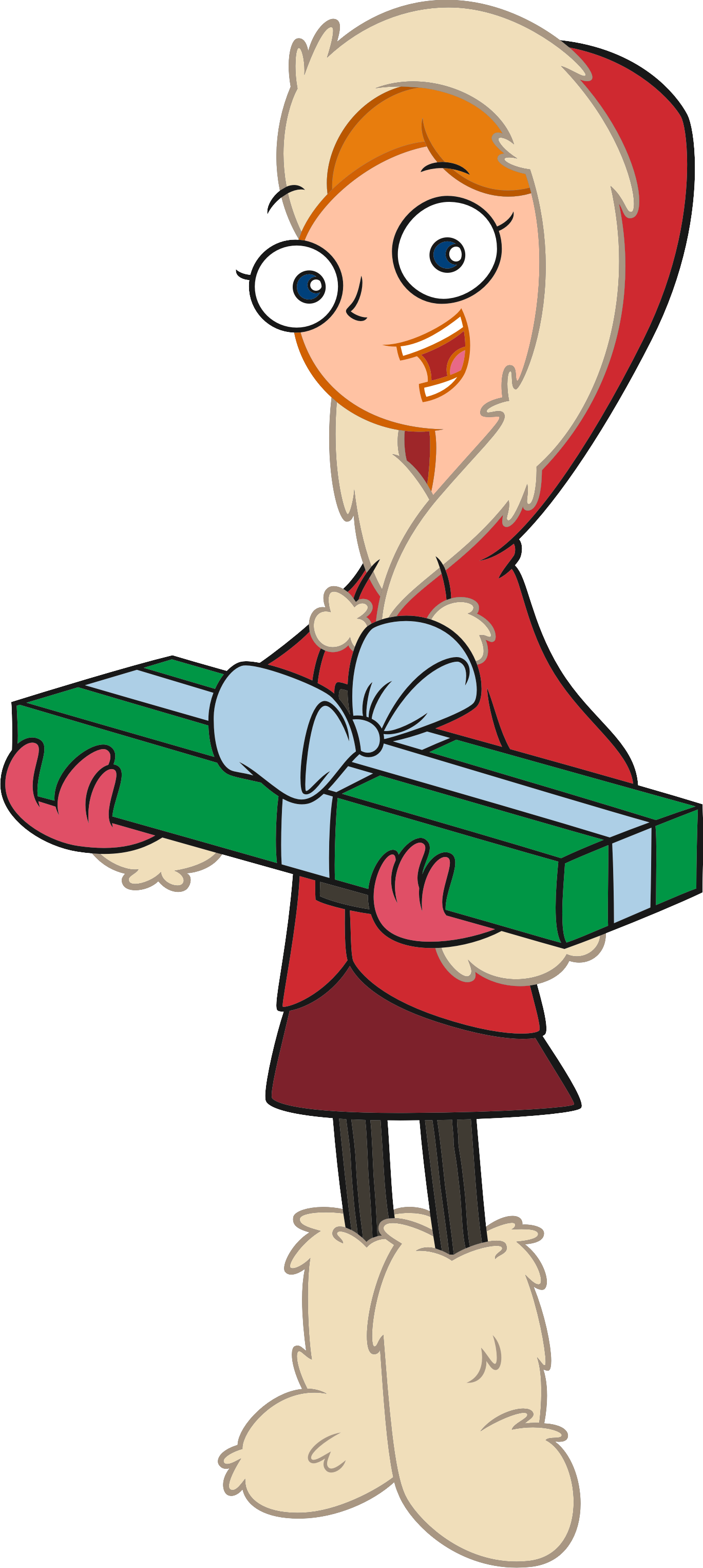 Christmascandace - Candace Phineas And Ferb Christmas (1369x3052), Png Download