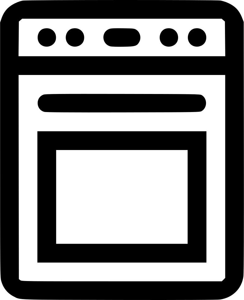 Gas Stove Fuelappliances Cook Cooker Kitchen Oven Stove - Stove Svg (796x980), Png Download