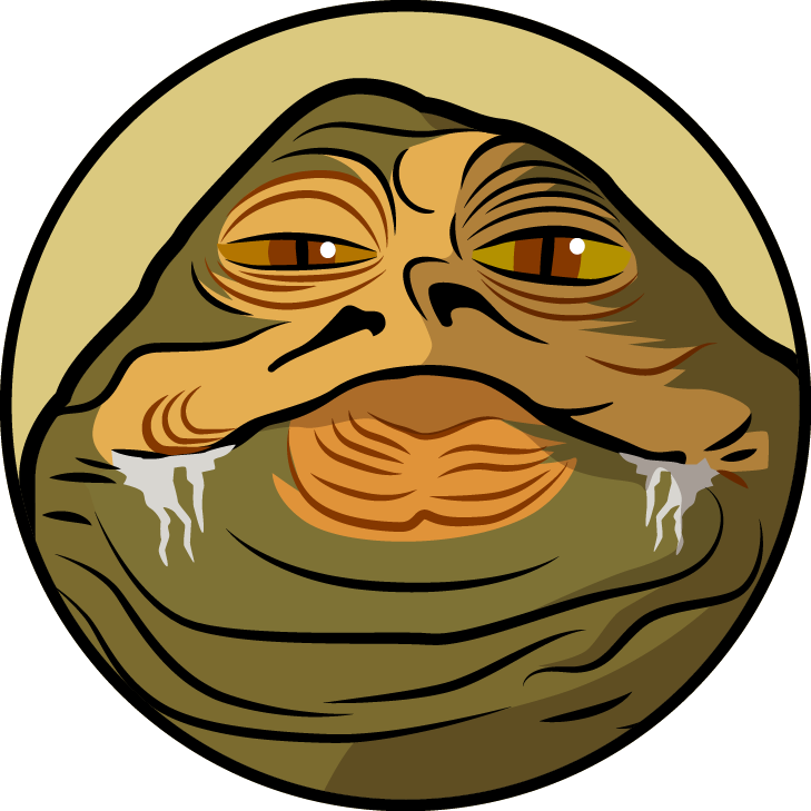 Download - Jabba The Hutt Face Png (729x729), Png Download