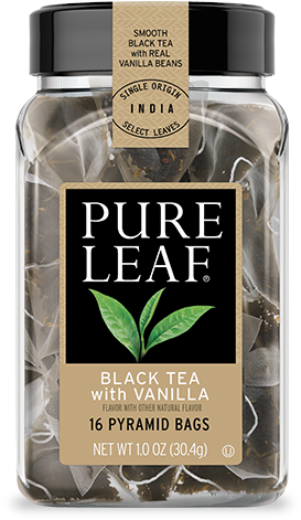 Black Tea With Vanilla - Pure Leaf Gunpowder Green Tea (480x480), Png Download