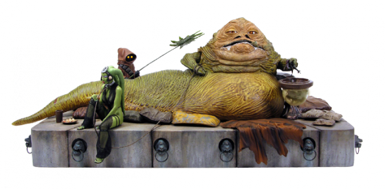 Jabba The Hutt Gentle Giant (560x275), Png Download