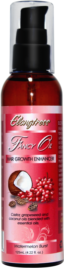 Elongtress Fancy Oil - Elongtress Fancy Oil - Hair Growth Enhancer (rhubarb (1000x1000), Png Download