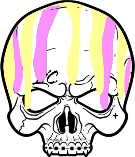 Lilpumplic - Calavera Png (945x857), Png Download