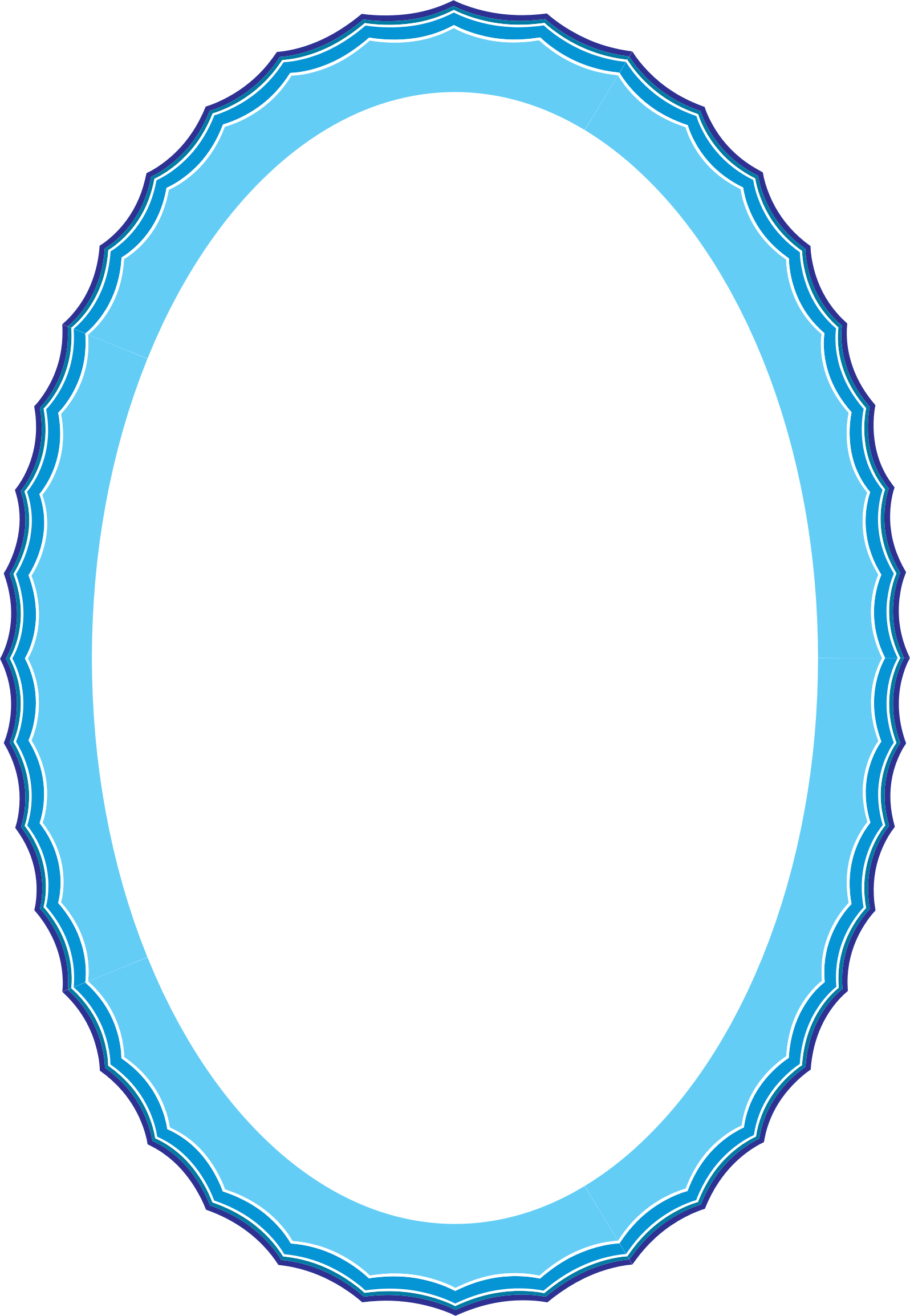 This Free Icons Png Design Of Water Waves Frame 3 (1596x2308), Png Download