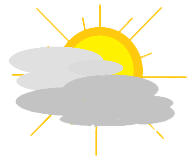 File - O - Cloudy1 (600x600), Png Download