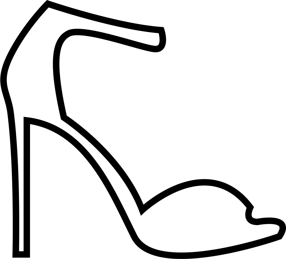 Png File - High Heel Icon Transparent (981x890), Png Download