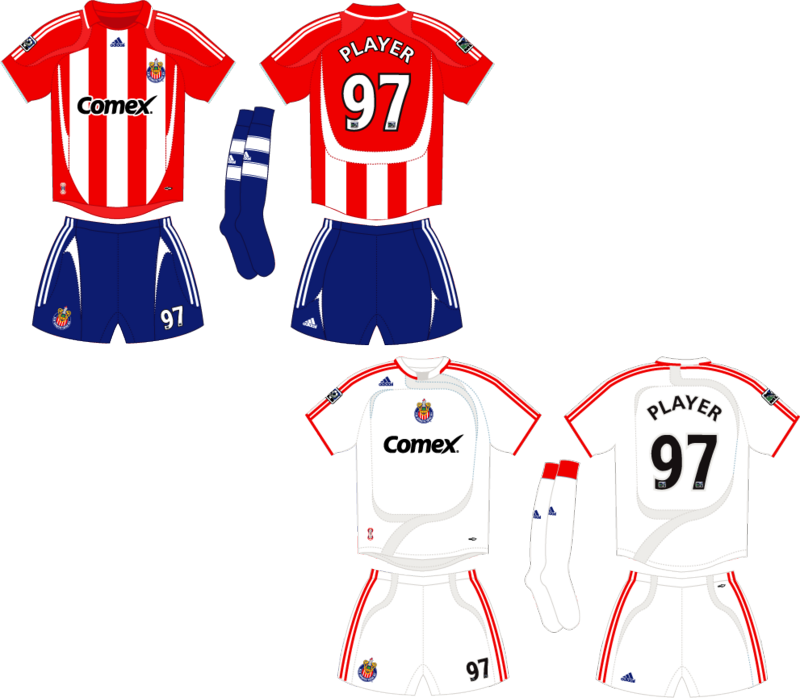 Cdchivasusaadidas - Uniforme Los Angeles Galaxy (800x698), Png Download