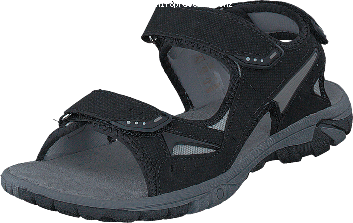 Polecat 413 2250 Black/grey 59207 00 Womens Synthetic - Polecat 413-2250 Black/grey, Shoes, Sandals (705x445), Png Download