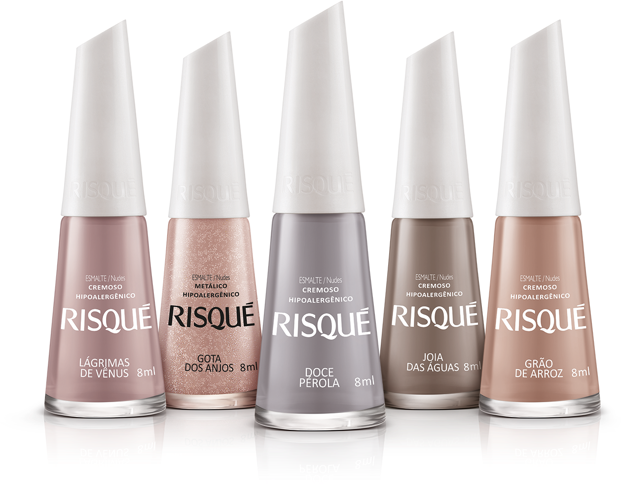 Risque Novos Nudes Packshot - Esmalte Lagrimas De Venus Risque (1315x1080), Png Download