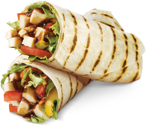 Photo Of The Grilled Chicken Wrap - Harveys Grilled Chicken Wrap (600x424), Png Download
