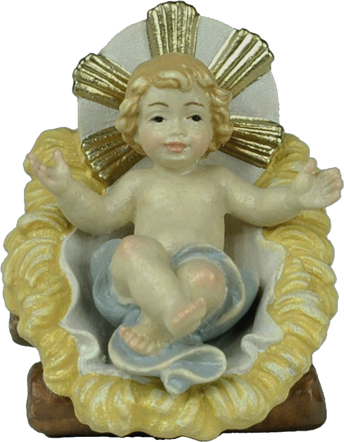Bambino Gesu' Con Culla (1000x1000), Png Download