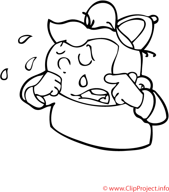 Crying Boy Coloring Pages (600x800), Png Download