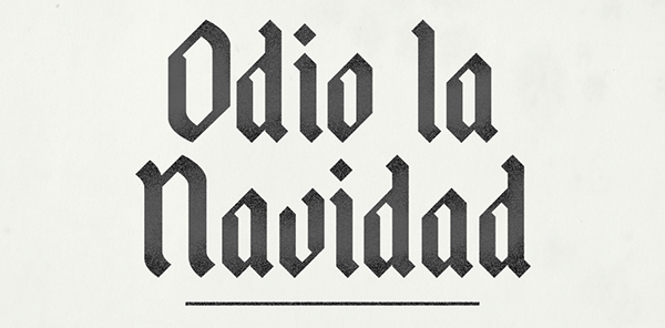 Gif Odio La Navidad (600x296), Png Download