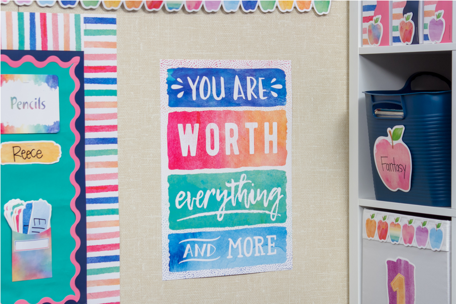 You Are Worth Everything And More Positive Poster Alternate - Poster (900x900), Png Download