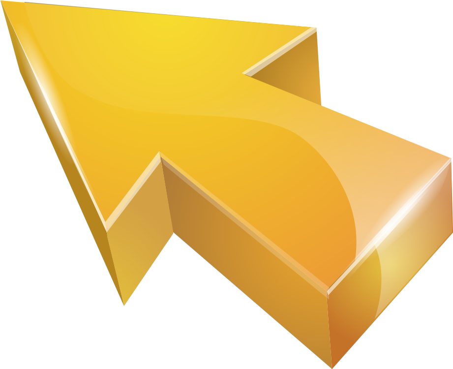 Euclidean Vector Icon Golden - Golden Arrow (1181x1181), Png Download