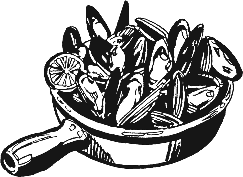 Clams - Art (1000x742), Png Download