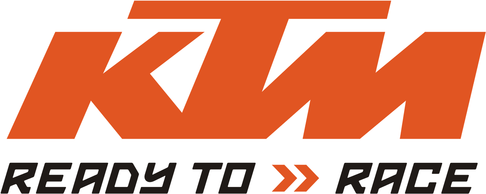 Logo Ktm Ready To Race Png - Ktm Ready To Race Logo (1600x652), Png Download