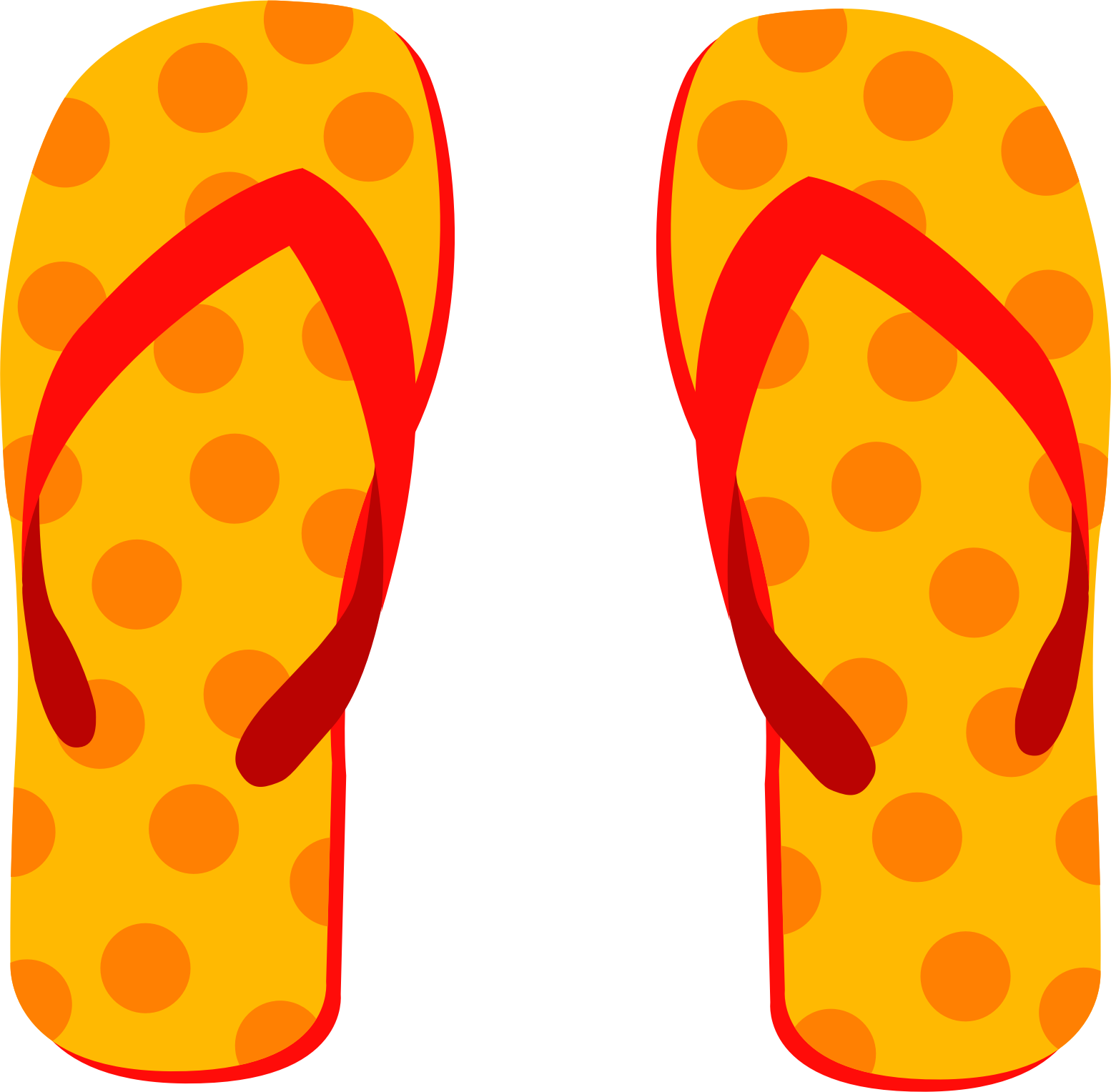 Flip Flop Clipart On Clip Art Summer Beach And Graphics - Flip Flops (1554x1528), Png Download