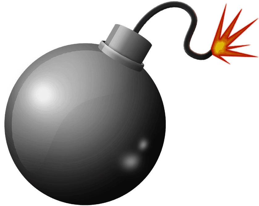 Bombe Png (851x720), Png Download