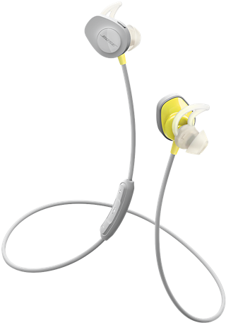 Soundsport Wireless Headphones - Bose Soundsport Wireless Headphones (citron) (600x511), Png Download