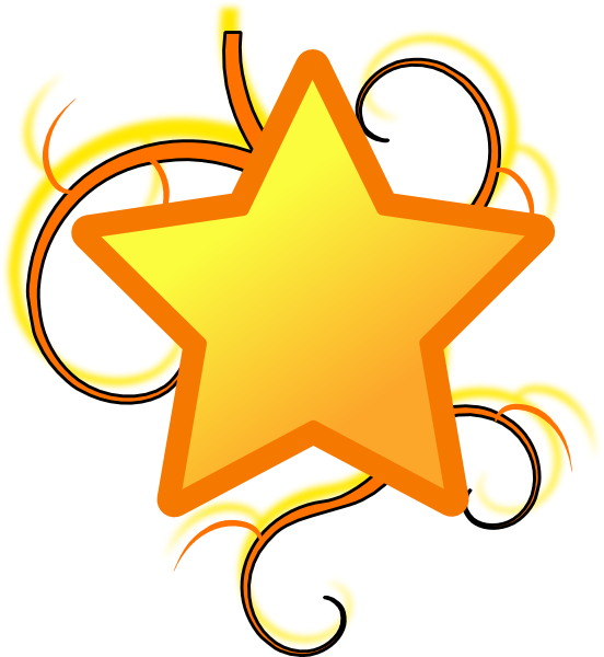 Star Swirl Clip Art At Clker - Star Swirl The Bearded (552x600), Png Download