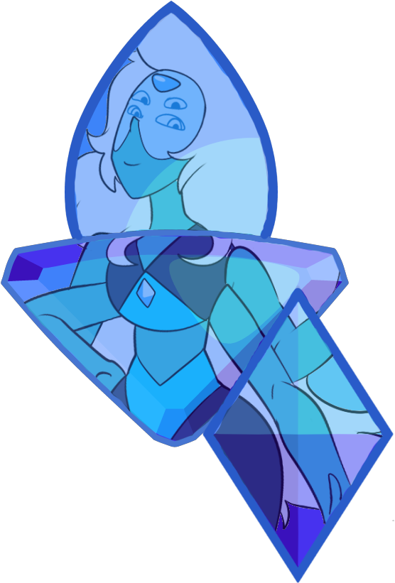 Vauxite Gems - Cartoon (581x850), Png Download