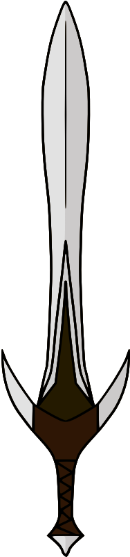 Clipart - Elven Short Sword (800x800), Png Download