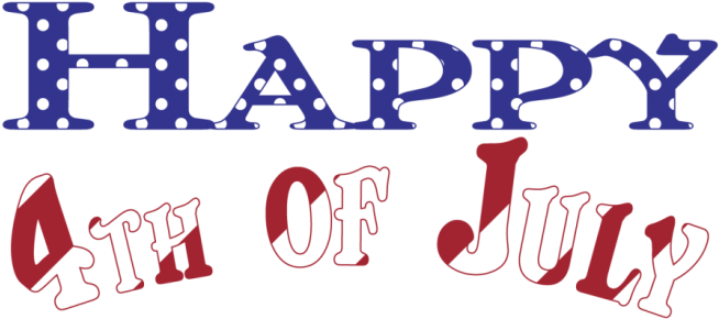 Happy 4th Of July- From White Tulip Designs (748x299), Png Download