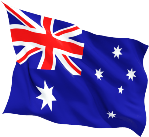 Australia Flag Wave - New Zealand Flag Png (640x480), Png Download