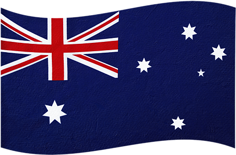 Australian Flag Waving Png - Flag Of Australia (600x400), Png Download