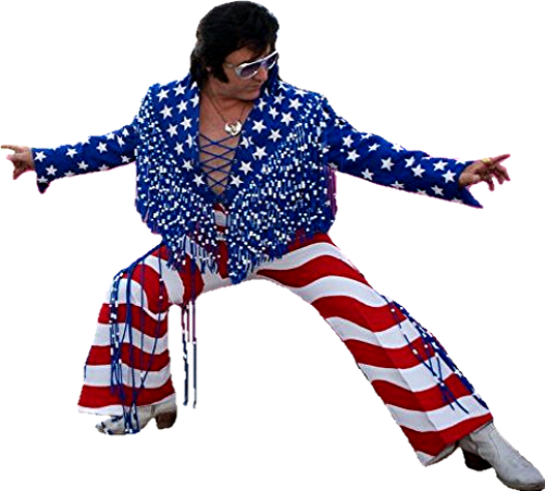 Happy 4th Of July - Fourth Of July Elvis (501x451), Png Download
