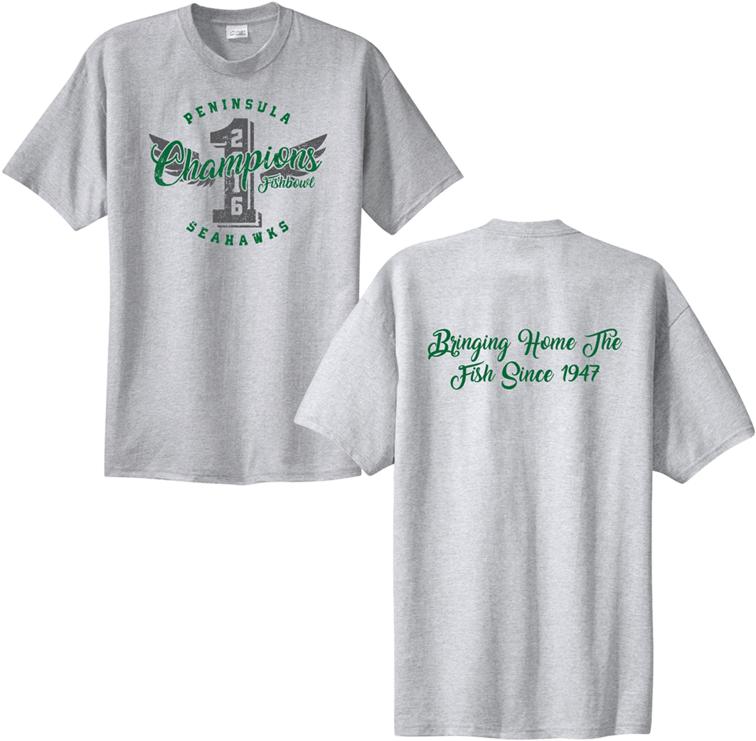 Phs Seahawks Fishbowl Champions T Shirt - Heather T Shirt (1200x1200), Png Download