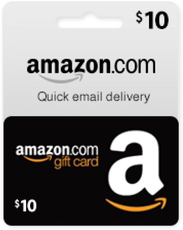 $10 Usa Amazon Gift Card - Gift Card Amazon 10$ (800x800), Png Download